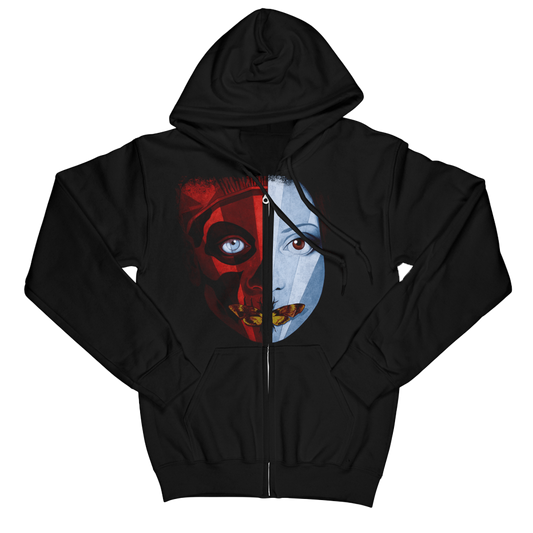 Split Face Zip Hoodie