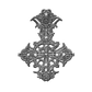Papa V Grucifix Chrome Pin