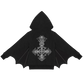 Silver Foil Bat Wing Hoodie