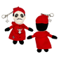 Cardinal Copia Plushie Keychain