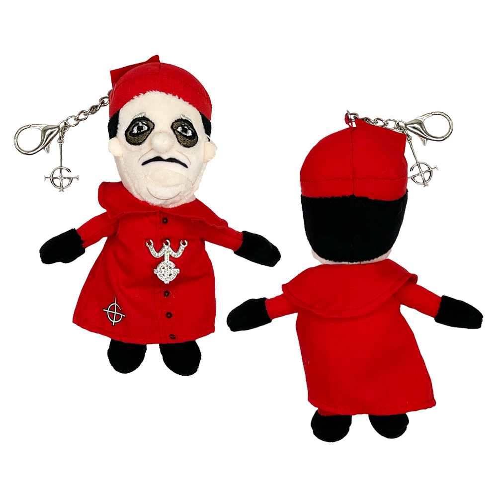 Cardinal Copia Plushie Keychain